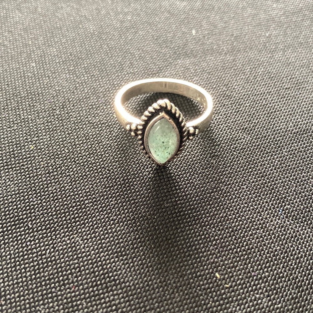 Sterling Jade Ring